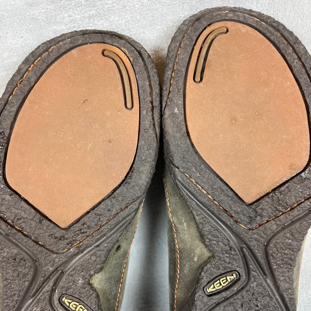 Women's Keen Leather Loafers Slip On Elastic Side US sz 8 - Picture 12 of 14